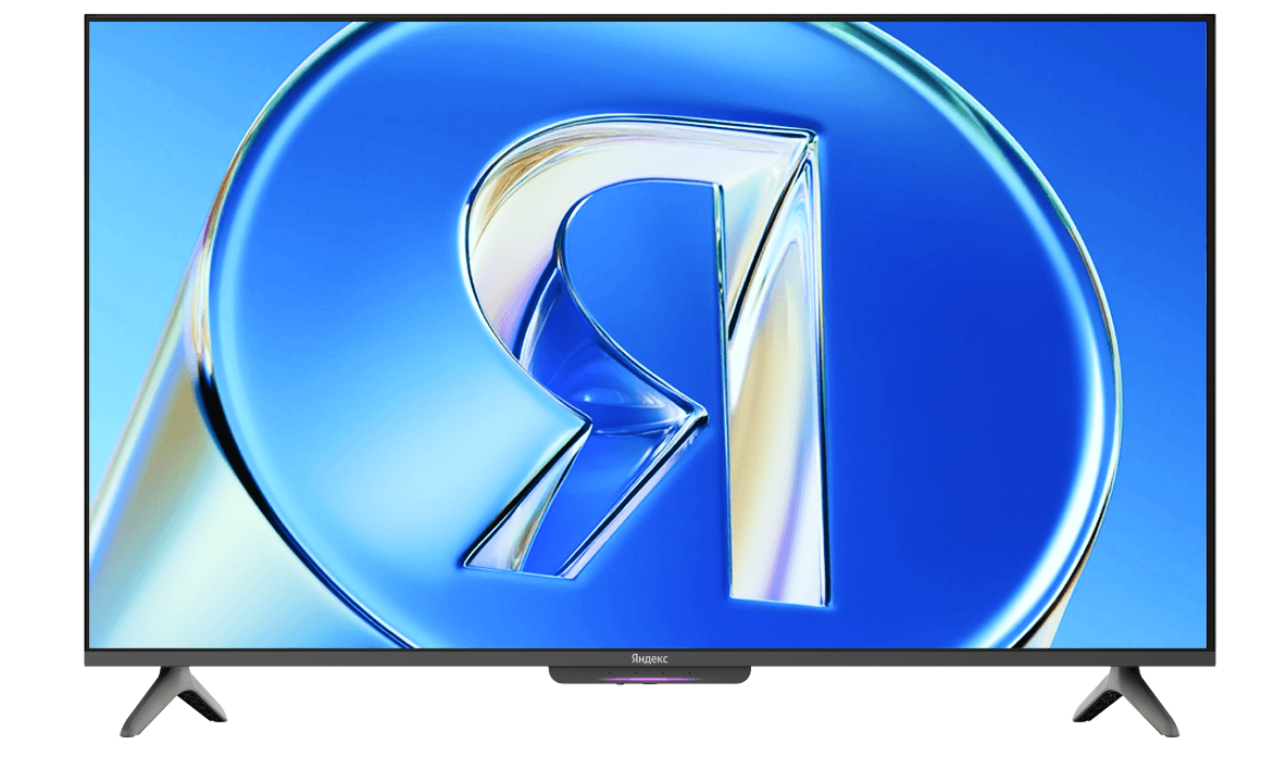 43" (108 см) Телевизор Яндекс ТВ Станция Бейсик QLED YNDX-00078 черный, 4K UltraHD, 3840x2160. QLED, Smart TV, Wi-Fi, BT. Direct LED, YaOS X, VESA 300 x 300
