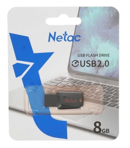 Память USB Flash 8 ГБ Netac U197 [NT03U197N-008G-20BK]
