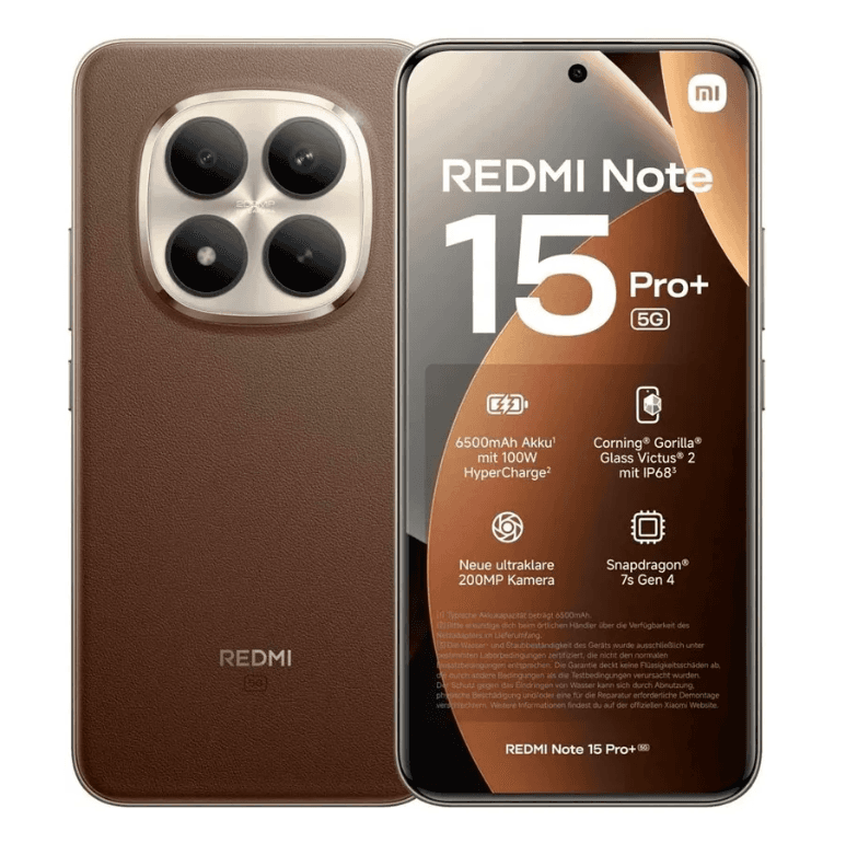 Смартфон Xiaomi Redmi Note 15 Pro Plus 5G 8/256 ГБ, коричневый, Qualcomm Snapdragon 7s Gen 4 8x2.7 ГГц, , 6.83" AMOLED, 2772 x 1280, 120 Гц, 200 MP + 8 MP, 6500 mAh, 100 Вт