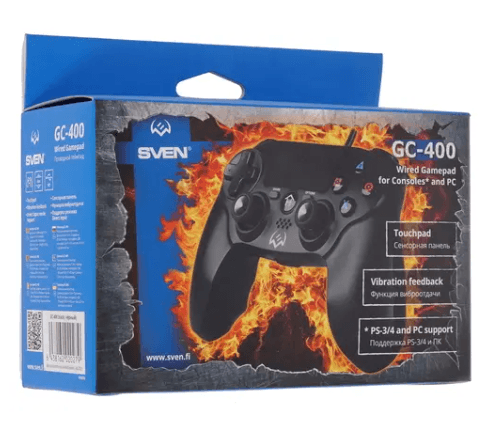 Геймпад проводной SVEN GC-400 черный
