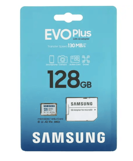 Память MicroSDXC 128 ГБ Samsung EVO Plus