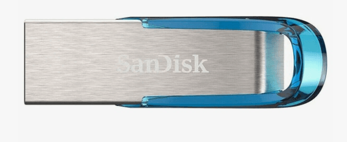 Флешка USB 128Gb SanDisk CZ73 Ultra Flair, USB 3.0, Tropical синий