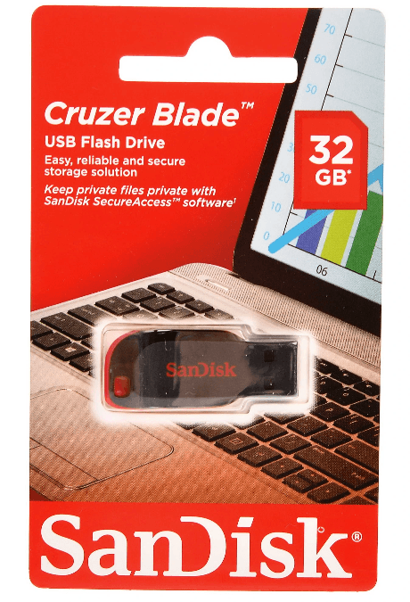 Память USB Flash 32 ГБ SanDisk Cruzer Blade