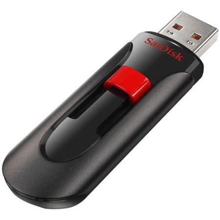 Память USB 3.0 64 GB CZ600 Cruzer Glide черн/крас