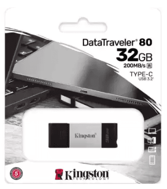 Kingston DT80/32GB,OTG/USB (Type-C)
