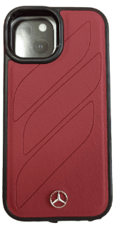 Чехол для iPhone 15 Pro,  Mercedes-Benz, красный