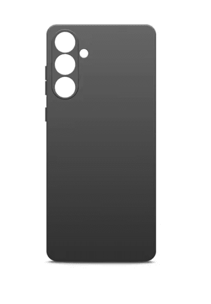 Чехол для Samsung S24, черный силикон