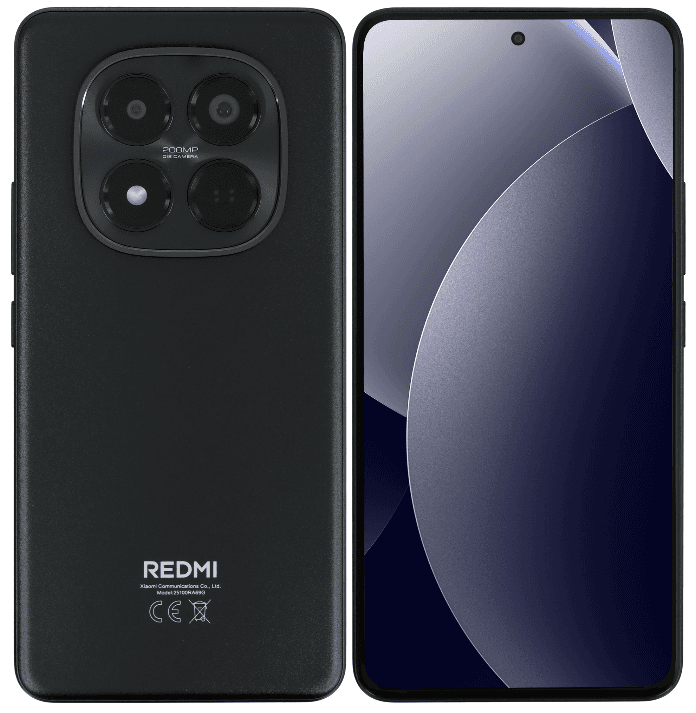 Смартфон Xiaomi Redmi Note 15 Pro 12/512 Гб черный, MediaTek Helio G200 Ultra 8 x 2,2 ГГц, 6.77", 2392x1080, AMOLED, 120 Гц, камера 200+8 Мп, 6500 мА*ч, 45 Вт