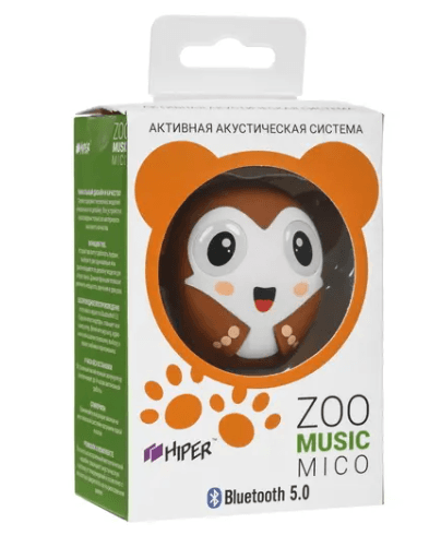 Портативная колонка Hiper ZOO MICO, 3 Вт, Bluetooth, 400 мА*ч