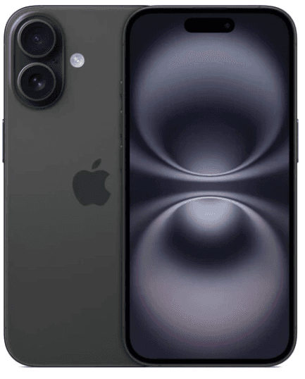 Смартфон Apple iPhone 16 8/128 ГБ черный, Apple A18 - 6x(3.78 ГГц), 1 SIM+E-SIM, 6.1", Super Retina XDR, 2556x1179, камера 48+12 Мп, NFC, 5G, GPS
