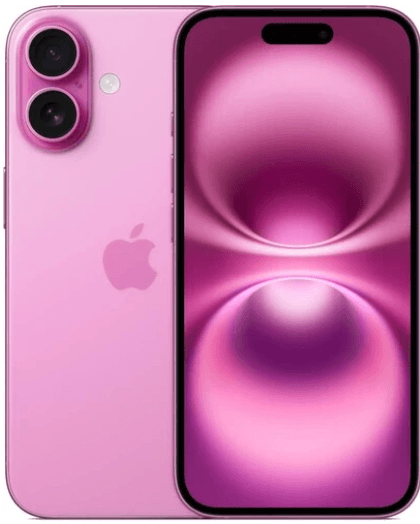 Смартфон Apple iPhone 16 8/128 ГБ розовый, Apple A18 - 6x(3.78 ГГц), 1 SIM+E-SIM, 6.1", Super Retina XDR, 2556x1179, камера 48+12 Мп, NFC, 5G, GPS